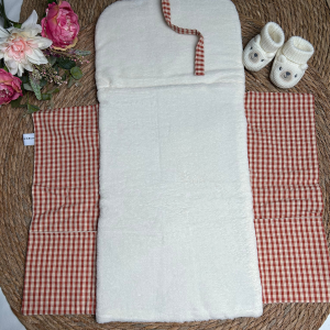 Tapis à Langer Nomade Vichy Terracotta