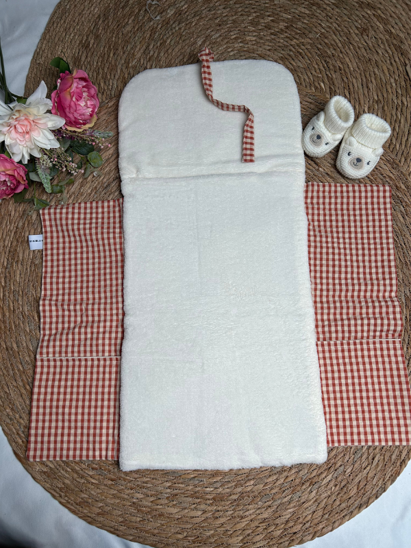 Tapis à Langer Nomade Vichy Terracotta – Image 2