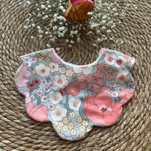 Bavoir Festonné Suzanna Rose