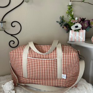 Sac à Langer Vichy Terracotta