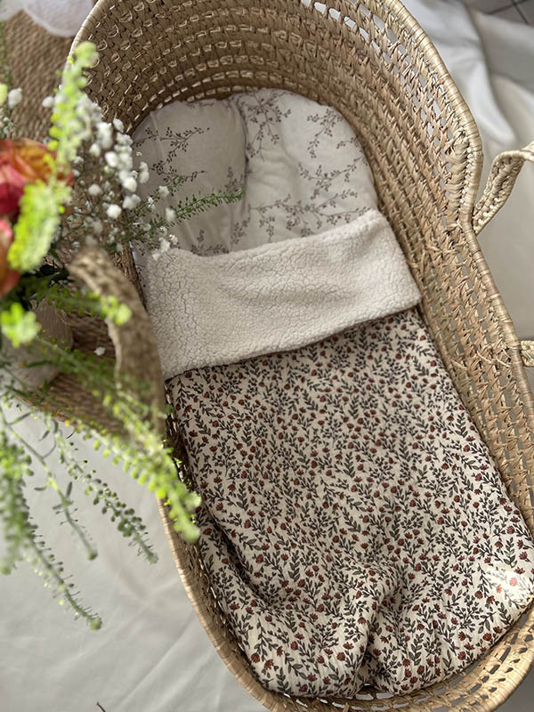 Couverture Double Gaze Liorine Fleurs