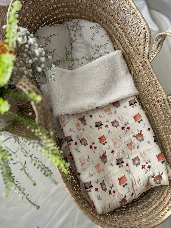 Couverture Double Gaze Petits Animaux