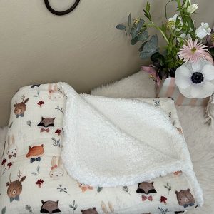 Couverture Double Gaze Petits Animaux