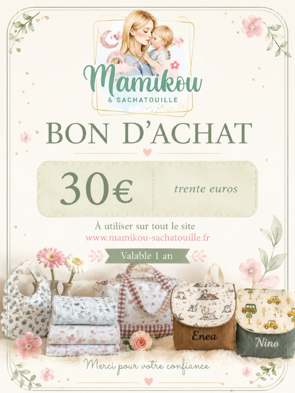 Carte cadeau 30€